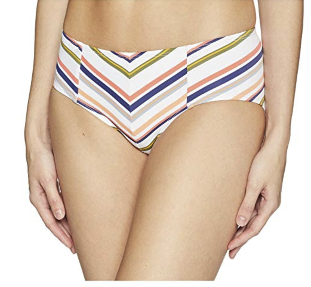 Splendid Women Line Up Midrise Swimsuit Bikini Bottom Multi Size XS